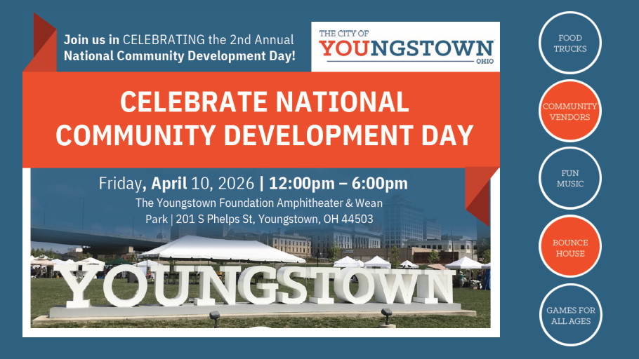 Cropped content from event flyer, including event information and an image of a festival in Wean Park. Image text is replicated below.