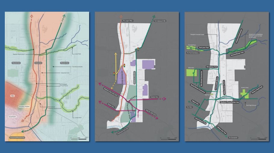Sample of 3 project maps
